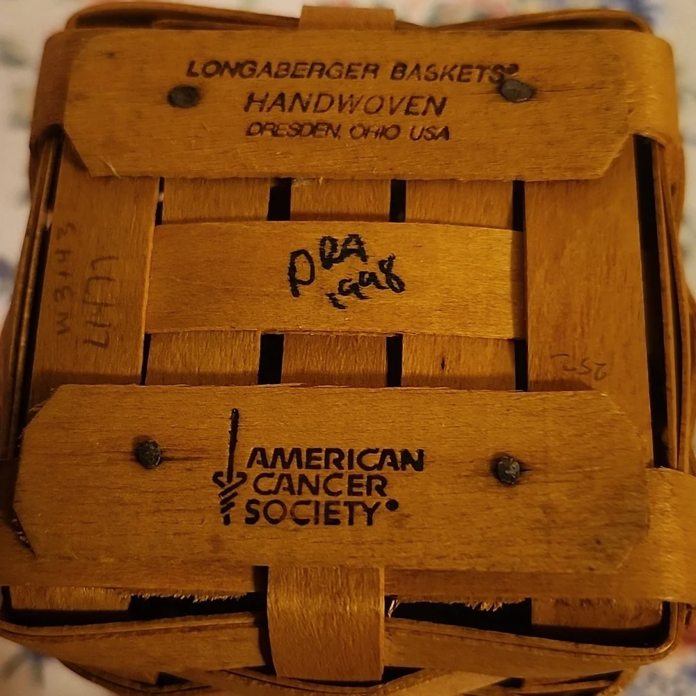 Longaberger 1998 Horizon of Hope Basket